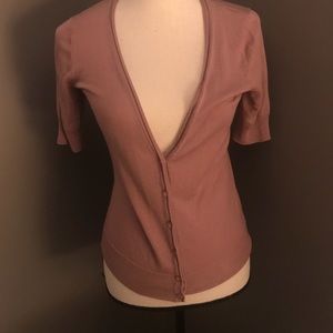 Blush pink lightweight cardigan